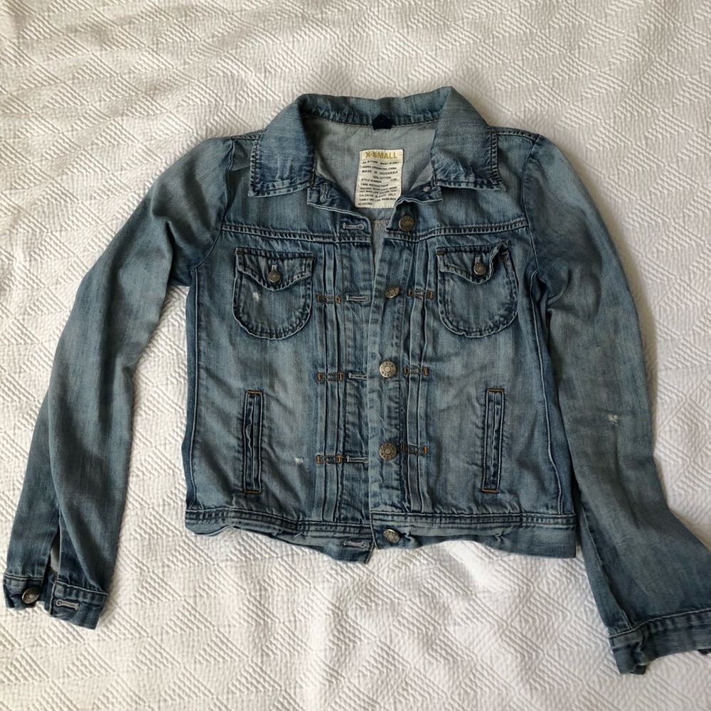 J. Crew Factory Denim Jacket W XS